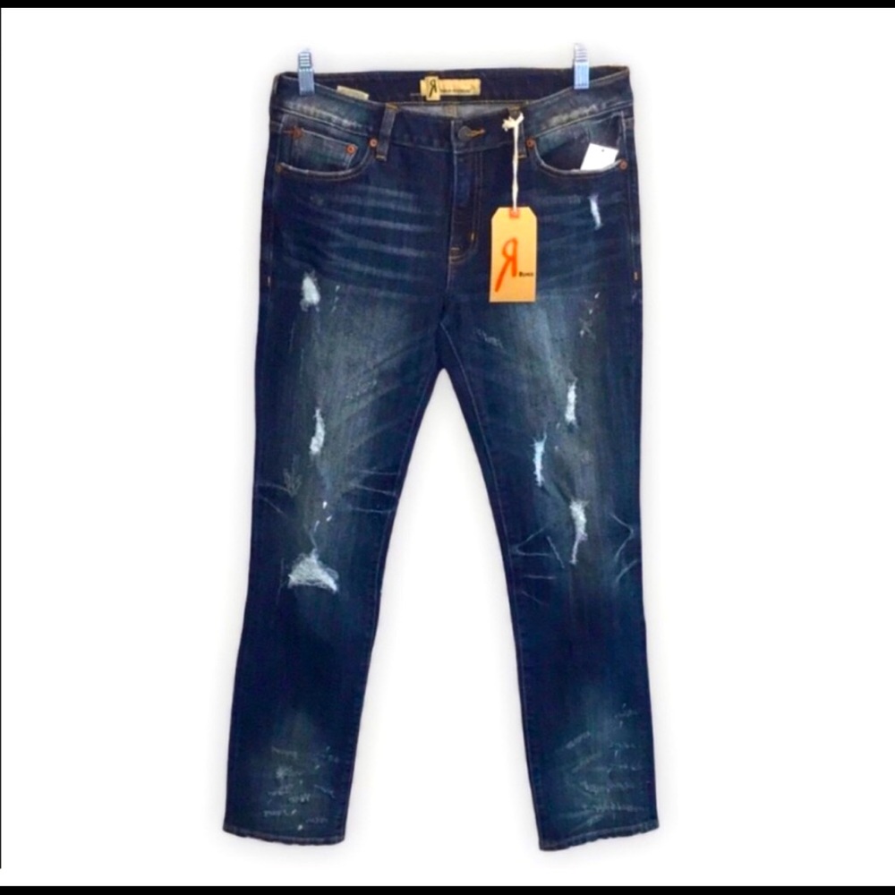 Remix by Rock Revival Mid Rise Straight/Skinny Jeans 👖Size 30 NWT